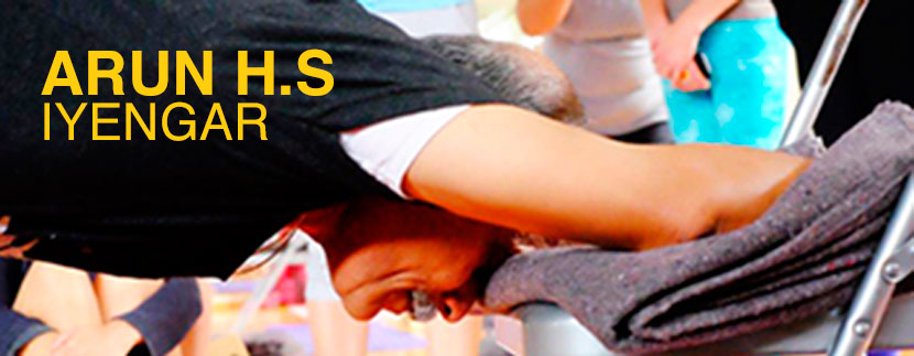 Stage Iyengar avec Arun H.S.