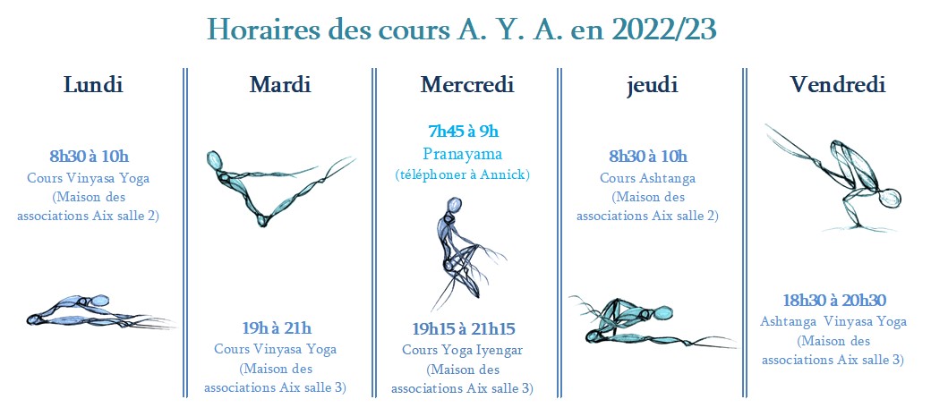 Horaires année 2022 23